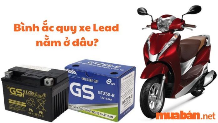 Bình ắc quy xe Lead nằm ở đâu?