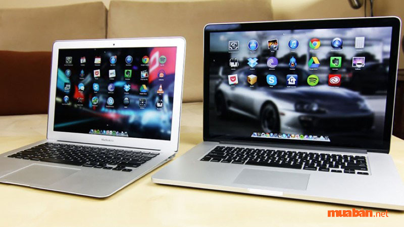 Macbook Pro nhiều cổng kết nối hơn bản Air