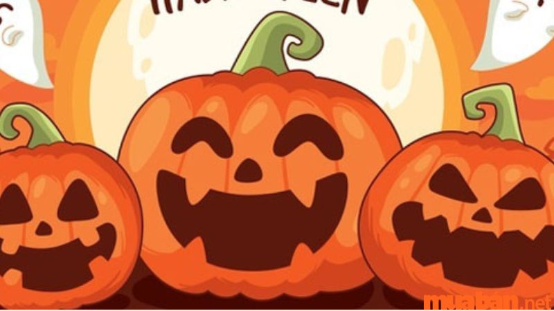 Cho các bé giải đố, tìm điểm khác nhau trong các hình ảnh liên quan Halloween