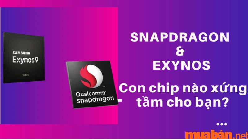 So sánh chip exynos và snapdragon về mặt xung nhịp.