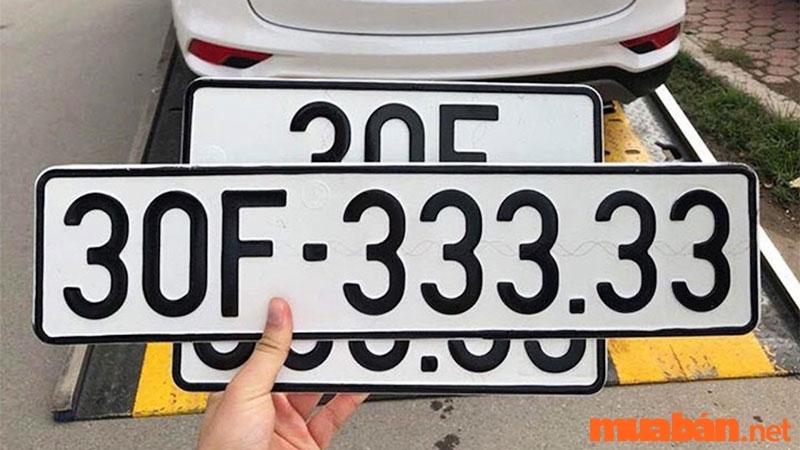 Feng shui license plate
