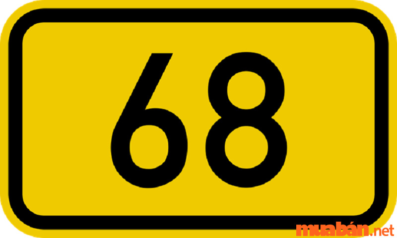 Biển số xe 68 có nghĩa là gì?