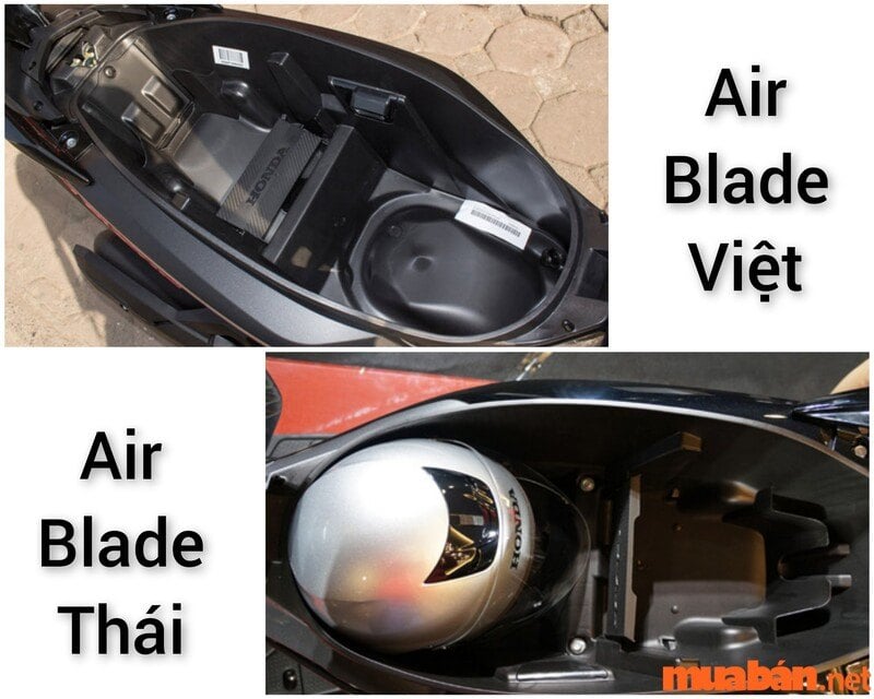 Phân biệt Air Blade Thái