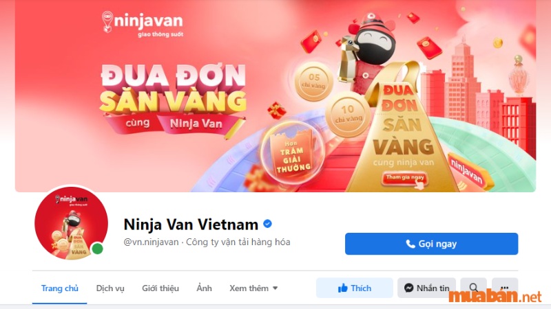 Ngoài những cách đã nói trên, bạn còn có thể liên hệ trực tiếp với Fanpage Facebook để nhờ công ty tra cứu vận đơn Ninja Van cho mình. Bạn sẽ phải cung cấp một số thông tin cơ bản về giấy tờ (bưu gửi/nhận, thông tin bưu kiện dịch vụ) liên quan đến giao dịch/dịch vụ giữa bạn và Ninja Van.