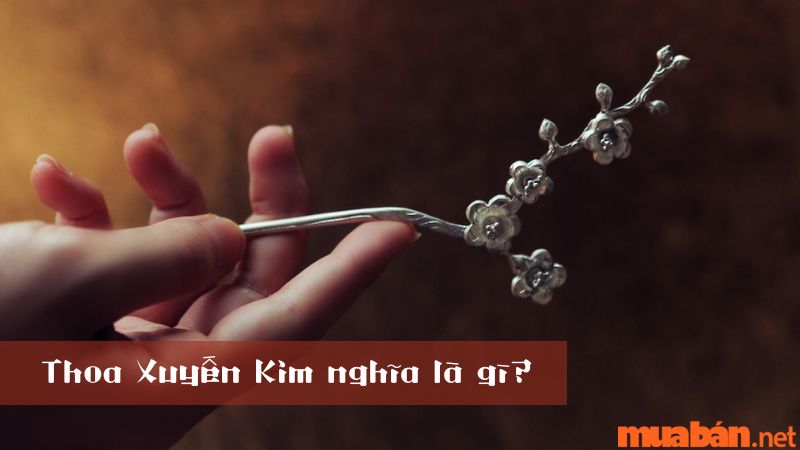 Dau Xuyen Kim means brooch made of gold, rare metal