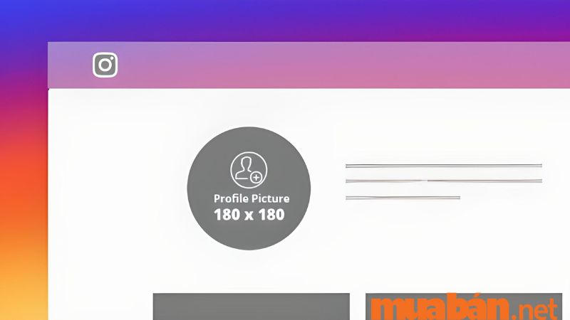 kích thước ảnh đại diện trên instagram