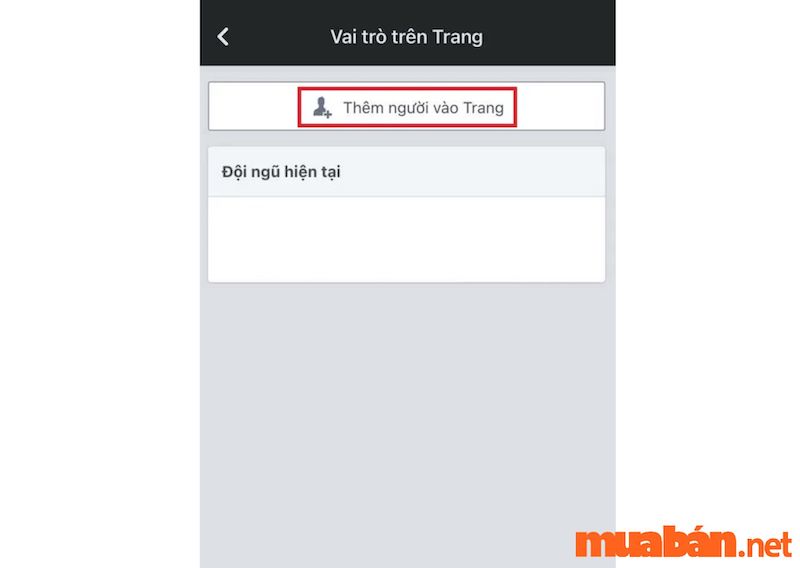 Cách thêm quản trị viên cho page