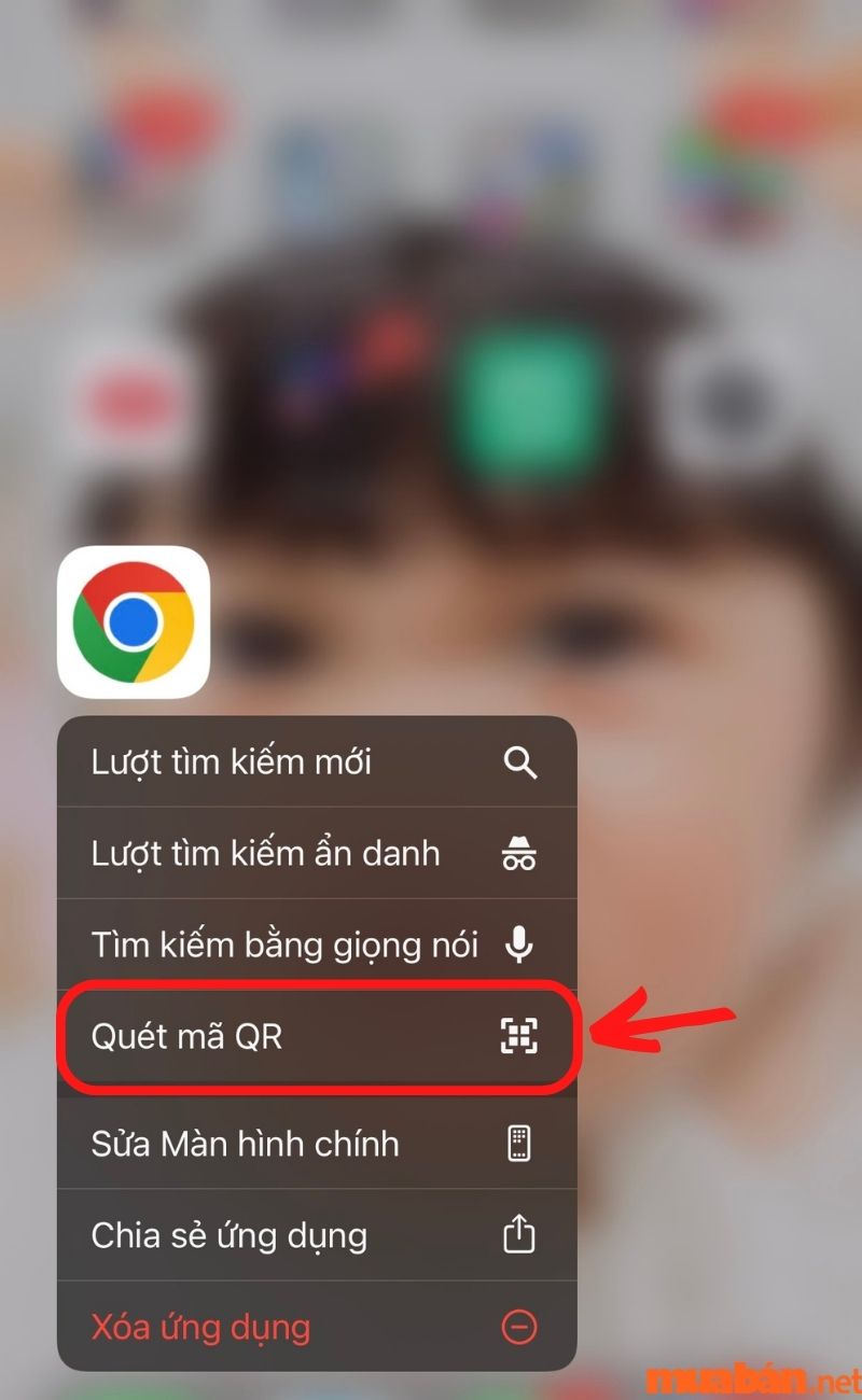 Cách quét mã QR bằng Google Chrome
