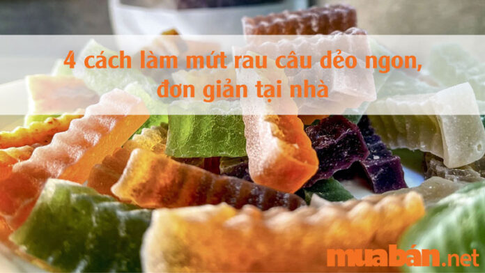 Cùng Mua Bán tìm hiểu 4 cách làm mứt rau câu dẻo ngon, đơn giản ngay tại nhà