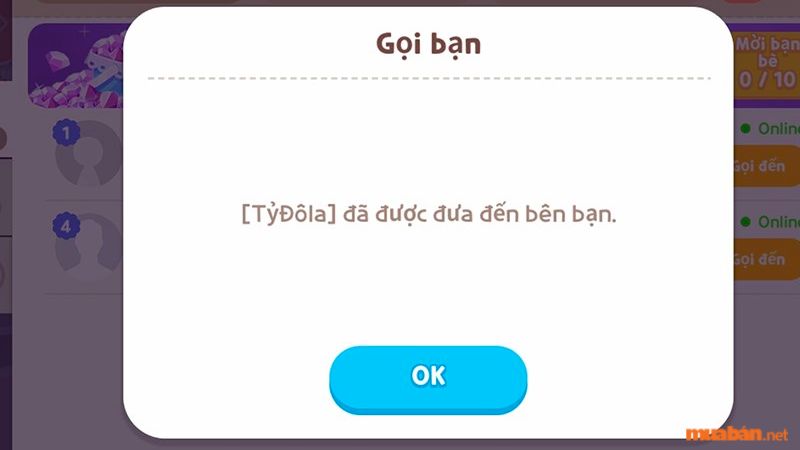 Bước 4: Thông báo gửi đến bạn 