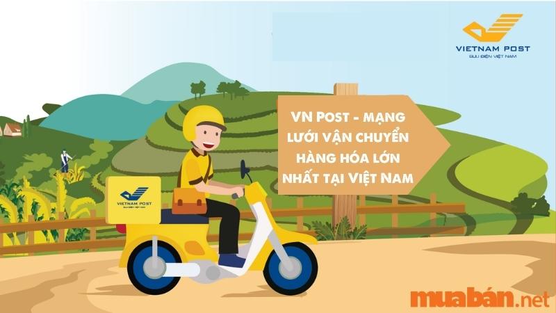 VN Post là mạng lưới vận chuyển hàng hóa lớn nhất VN