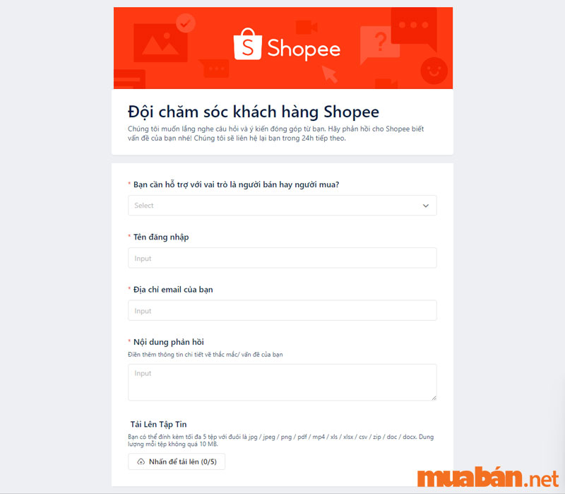Cách liên hệ tổng đài Shopee cho người bán và người mua