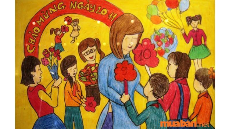 Cách vẽ tranh 2011 Vẽ tranh đề tài ngày nhà giáo Việt Nam 2011  YouTube