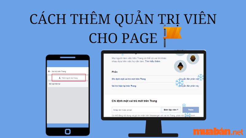 Cách thêm quản trị viên cho page