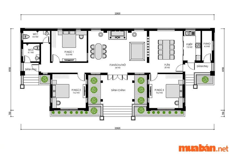 Chia sẻ miễn phí các mẫu bản vẽ nhà 3 phòng ngủ đẹp và khoa học nhất  TIN229018 - Kiến trúc Angcovat