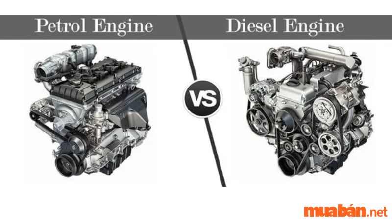 Động cơ diesel khác gì so với động cơ xăng?