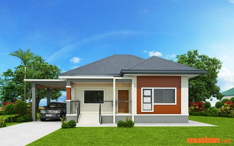 Tổng hợp các mẫu nhà mặt tiền nhà cấp 4 mái tôn thịnh hành, chi phí hợp lý nhất 7 Mặt tiền nhà cấp 4 mái tôn nông thôn