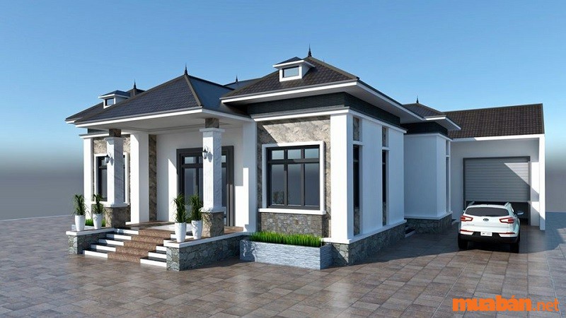 Tổng hợp các mẫu nhà mặt tiền nhà cấp 4 mái tôn thịnh hành, chi phí hợp lý nhất 12 Mặt tiền nhà cấp 4 mái tôn giả ngói