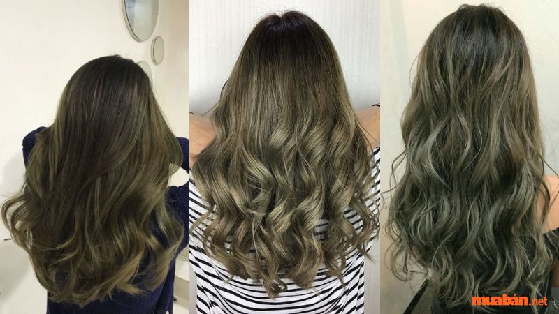 Highlight nâu rêu là tone màu nhuộm highlight hot trend chưa có dấu hiệu hạ nhiệt.