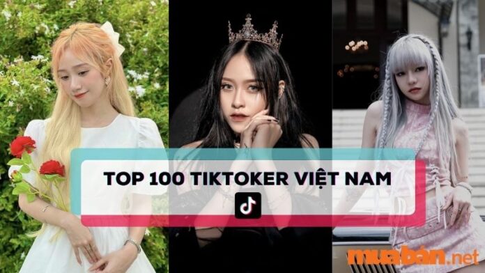 Top 100 TikToker Việt Nam sở hữu nhiều lượt follow nhất