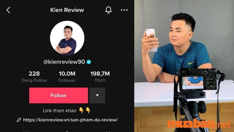 Top 14 TikToker Việt Nam - Kien Review