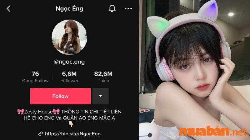 Top 38 TikToker Việt Nam - Ngọc Éng
