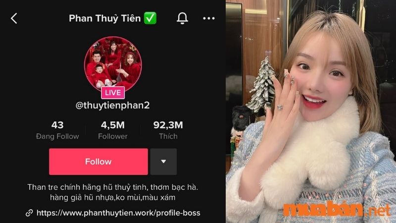 Top 67 TikToker Việt Nam - Phan Thủy Tiên