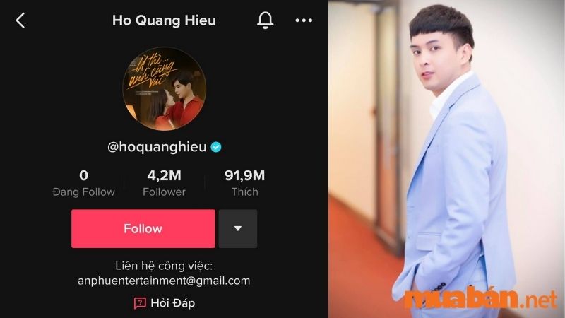 Top 69 TikToker Việt Nam - Hồ Quang Hiếu