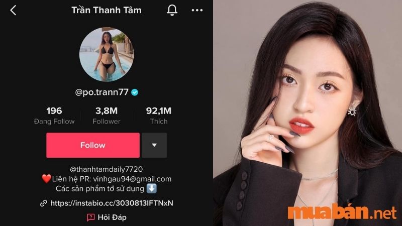Top 73 TikToker Việt Nam - Trần Thanh Tâm