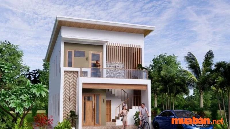 Mẫu thiết kế nhà 2 tầng 6×15 số 35