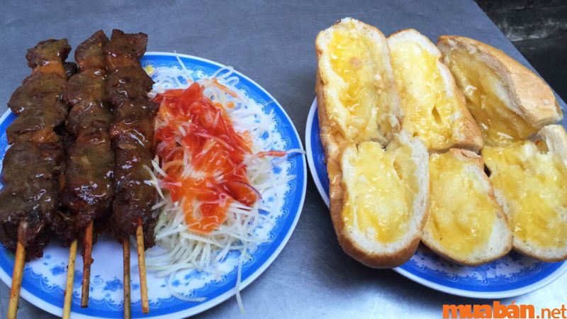Bánh mì bò nướng bơ Campuchia - A Tùng