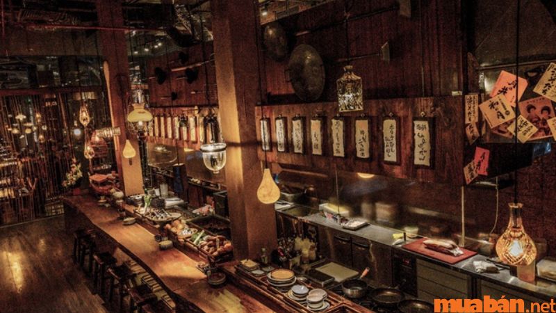 Shamoji Robata Yaki là quán ăn ngon quận 1 với thiết kế phong cách Nhật bản đặc trưng