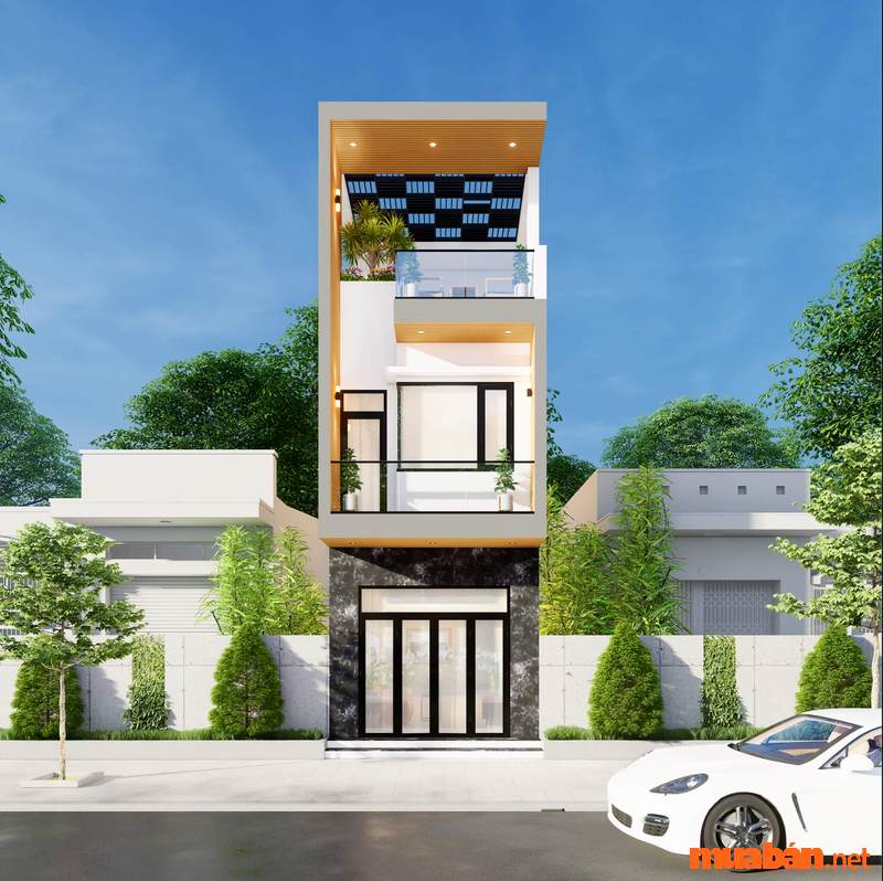 Những mẫu nhà phố 2 tầng đẹp, hiện đại bậc nhất 2023 35 Mẫu nhà phố 2 tầng đẹp