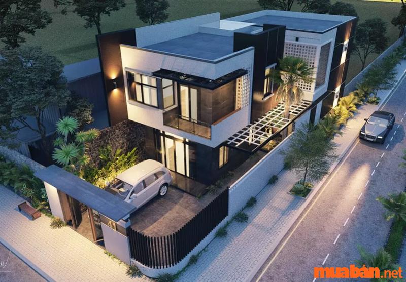 Những mẫu nhà phố 2 tầng đẹp, hiện đại bậc nhất 2023 38 Mẫu nhà phố 2 tầng đẹp