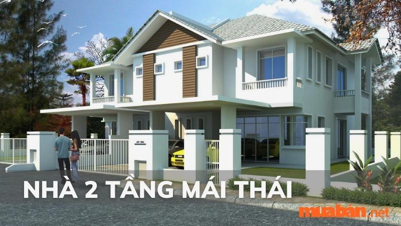 Những mẫu nhà 2 tầng đẹp mái Thái hiện đại đón đầu xu hướng 2023