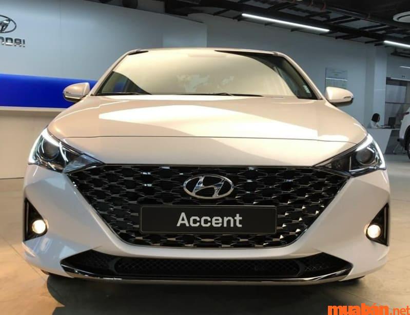 Đánh giá Hyundai Accent 2022 về phần đầu xe