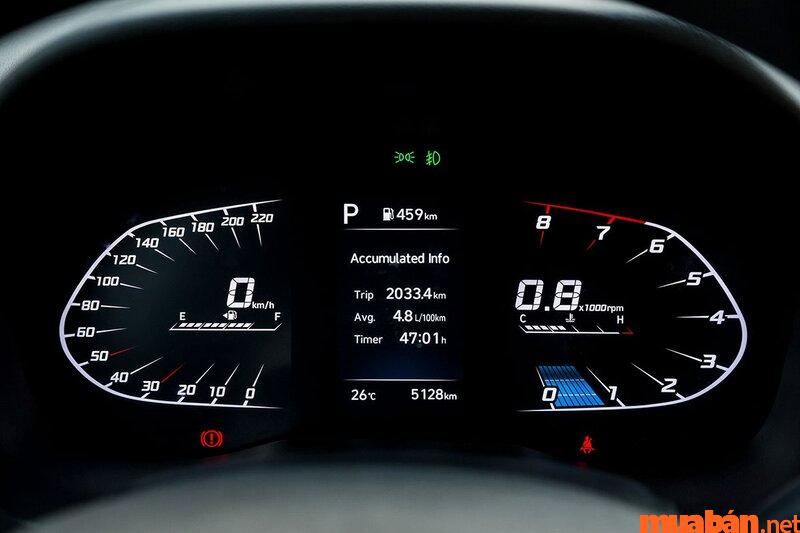 Cụm đồng hồ là điểm sáng mới nhất khi đánh giá Hyundai Accent 2022