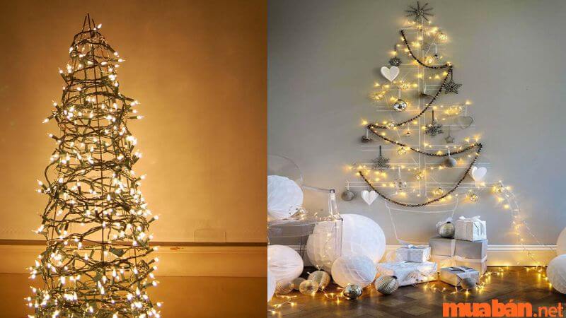 Cách làm cây thông Noel bằng đèn led