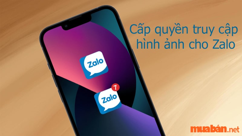 cấp quyền truy cập ảnh cho Zalo trên iPhone và Android