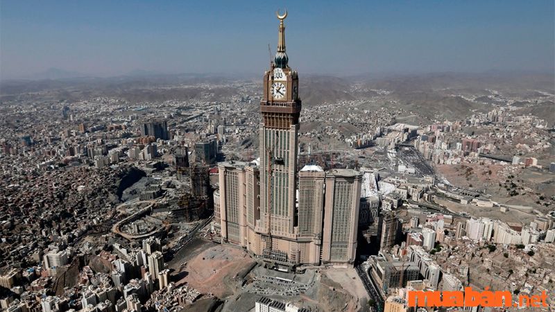 Top 3: Tháp đồng hồ Abraj Al-Bait (Saudi Arabia)