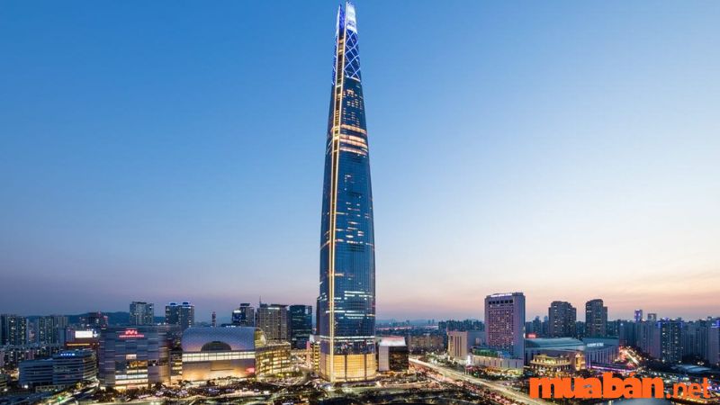 Top 5: Lotte World Tower (Hàn Quốc)