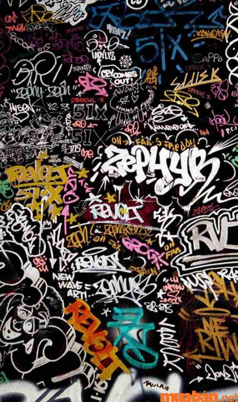 Hình nền bàn phím graffiti