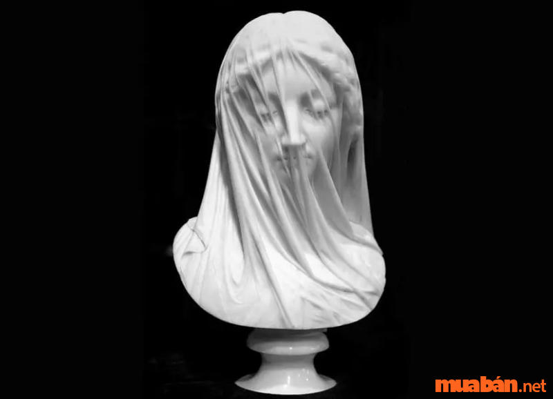 Tác phẩm nghệ thuật điêu khắc "The Veiled Virgin"