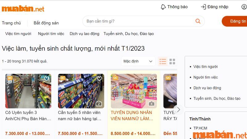 Thất nghiệp làm gì để kiếm tiền? Tìm kiếm việc làm trên các trang web