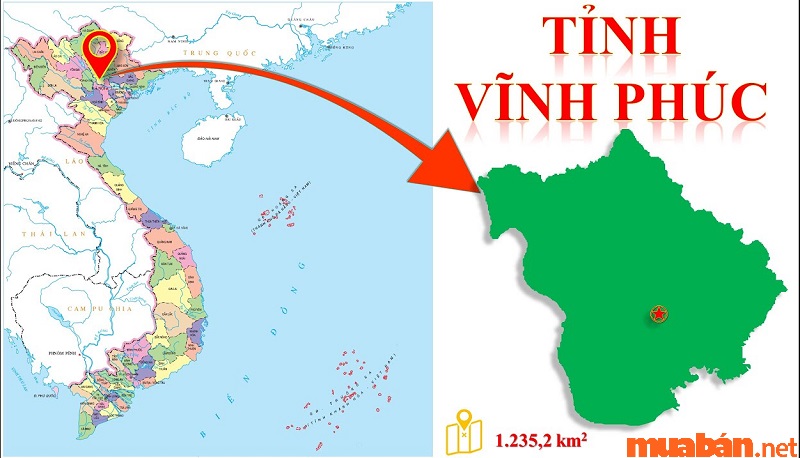 Tỉnh nào có diện tích nhỏ nhất Việt Nam không thể thiếu Vĩnh Phúc