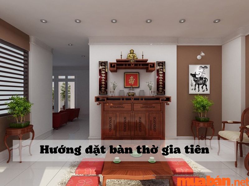 Hướng đặt bàn thờ gia tiên