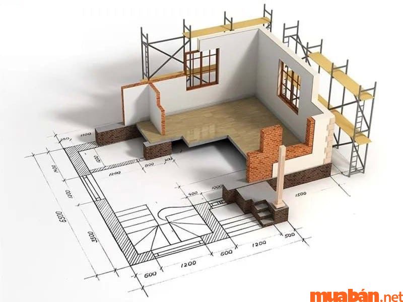 Để xây nhà giá rẻ, bạn cần phải tính diện tích xây dựng cẩn thận và rõ ràng 