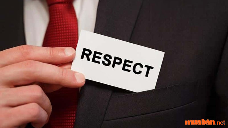 Trước khi thuyết phục người khác thì nên thể hiện sự tôn trọng cho họ