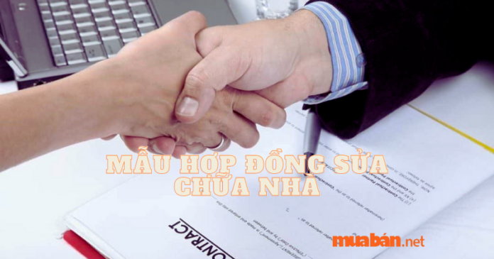 hợp đồng sửa chữa nhà