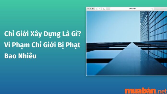 chỉ giới xây dựng